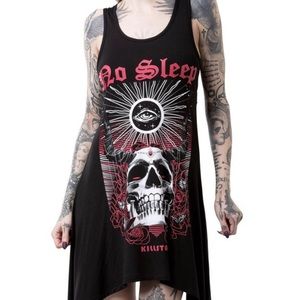 NWT KILLSTAR No Sleep decadence tunic goth punk